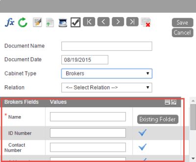 Adding a Folder - Document Management Software