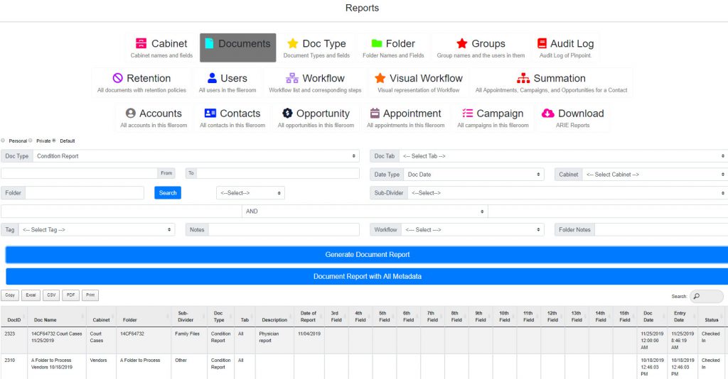 Reporting and Analytics